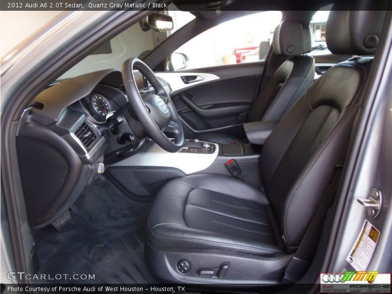 Quartz Gray Metallic / Black 2012 Audi A6 2.0T Sedan
