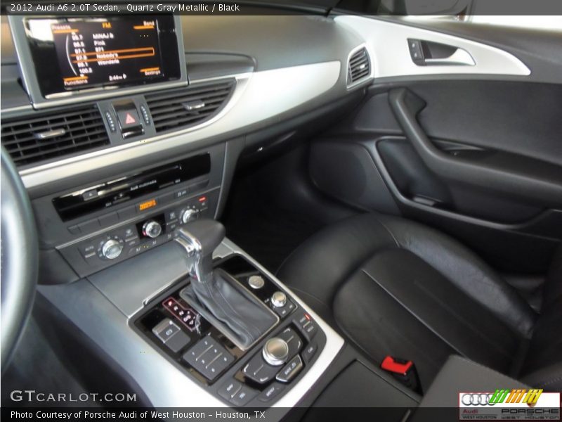Quartz Gray Metallic / Black 2012 Audi A6 2.0T Sedan