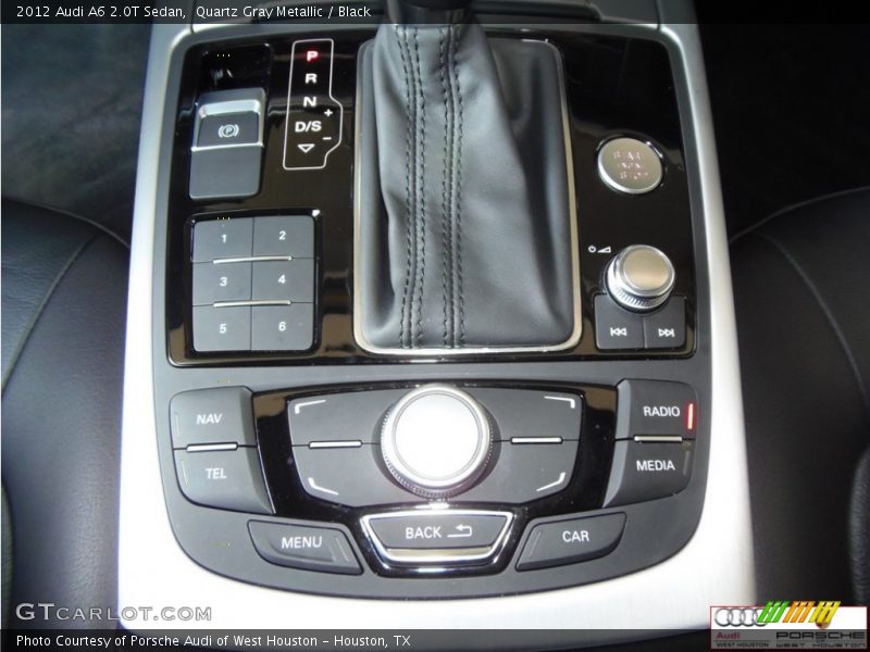 Quartz Gray Metallic / Black 2012 Audi A6 2.0T Sedan