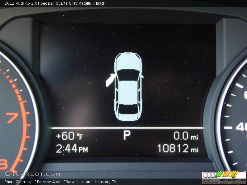 Quartz Gray Metallic / Black 2012 Audi A6 2.0T Sedan