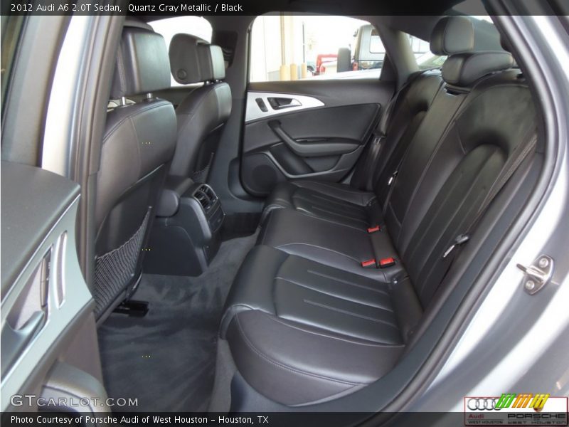 Quartz Gray Metallic / Black 2012 Audi A6 2.0T Sedan