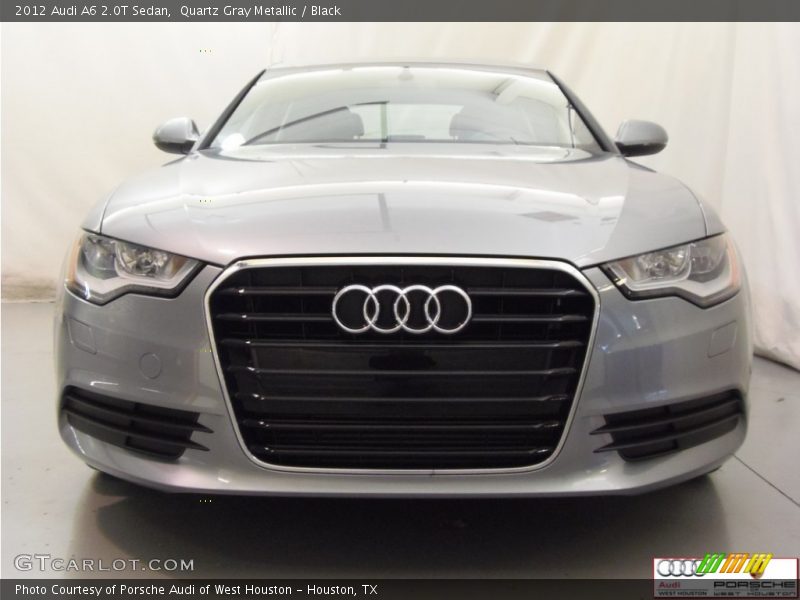 Quartz Gray Metallic / Black 2012 Audi A6 2.0T Sedan