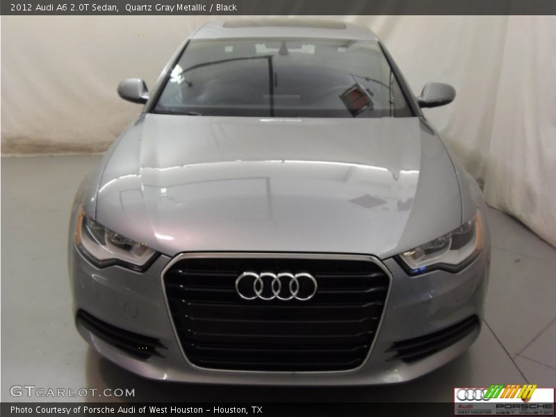 Quartz Gray Metallic / Black 2012 Audi A6 2.0T Sedan