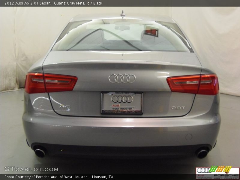 Quartz Gray Metallic / Black 2012 Audi A6 2.0T Sedan