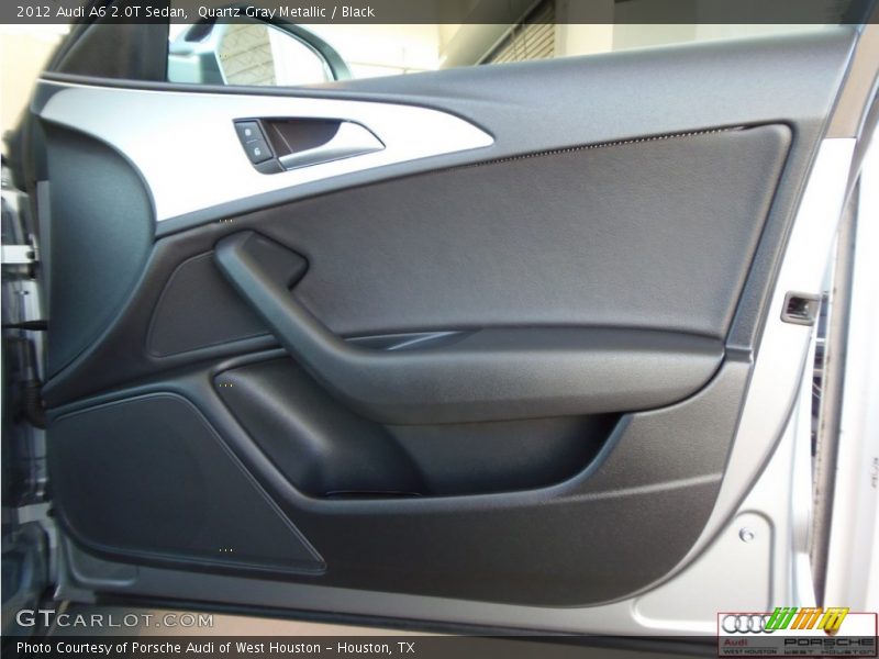 Quartz Gray Metallic / Black 2012 Audi A6 2.0T Sedan