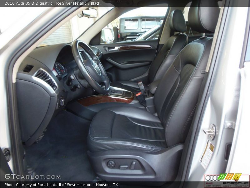Ice Silver Metallic / Black 2010 Audi Q5 3.2 quattro