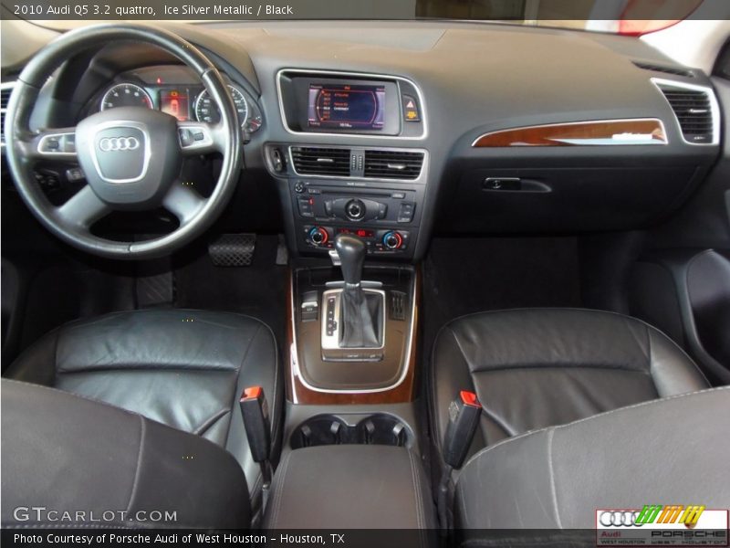 Ice Silver Metallic / Black 2010 Audi Q5 3.2 quattro
