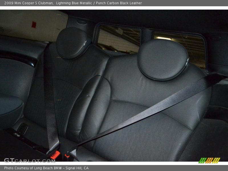 Lightning Blue Metallic / Punch Carbon Black Leather 2009 Mini Cooper S Clubman
