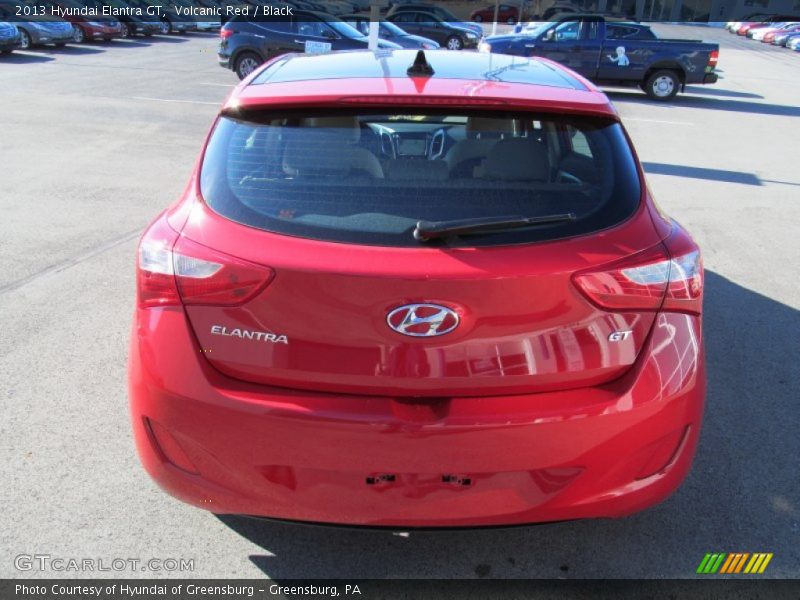 Volcanic Red / Black 2013 Hyundai Elantra GT