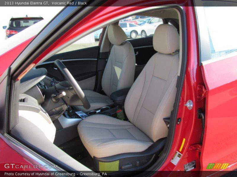 Volcanic Red / Black 2013 Hyundai Elantra GT