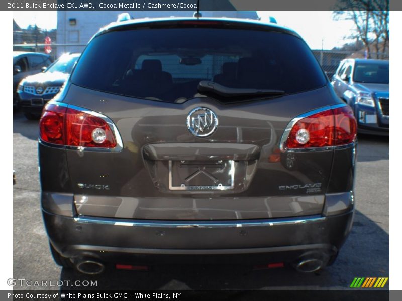 Cocoa Metallic / Cashmere/Cocoa 2011 Buick Enclave CXL AWD