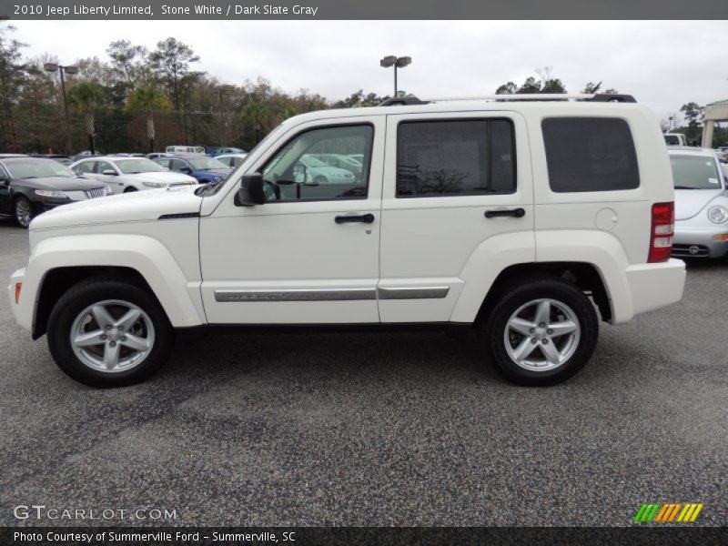 Stone White / Dark Slate Gray 2010 Jeep Liberty Limited