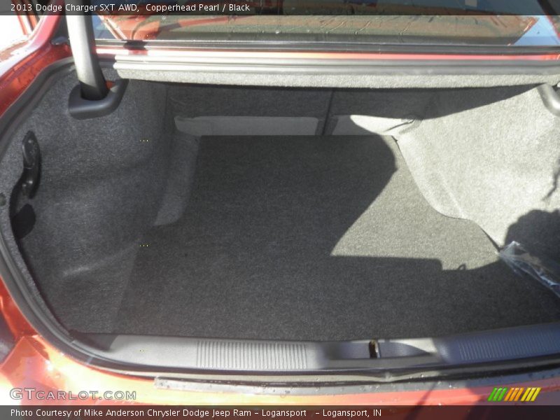 Copperhead Pearl / Black 2013 Dodge Charger SXT AWD