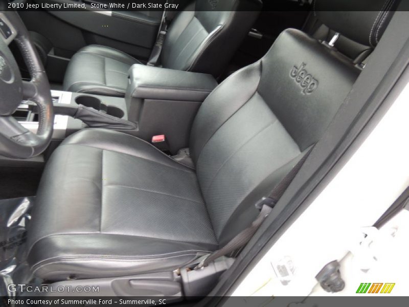 Stone White / Dark Slate Gray 2010 Jeep Liberty Limited