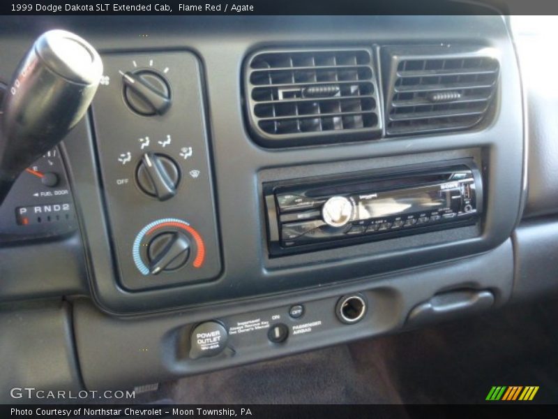 Flame Red / Agate 1999 Dodge Dakota SLT Extended Cab