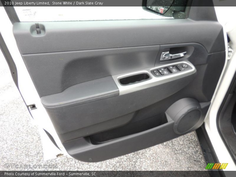 Stone White / Dark Slate Gray 2010 Jeep Liberty Limited