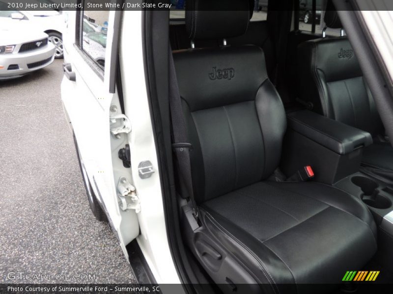 Stone White / Dark Slate Gray 2010 Jeep Liberty Limited