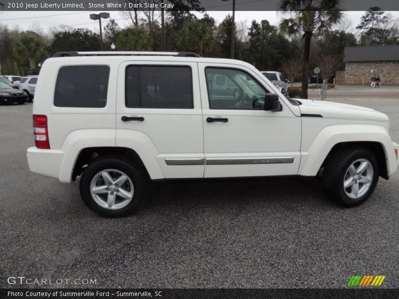 Stone White / Dark Slate Gray 2010 Jeep Liberty Limited