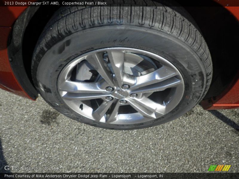 Copperhead Pearl / Black 2013 Dodge Charger SXT AWD