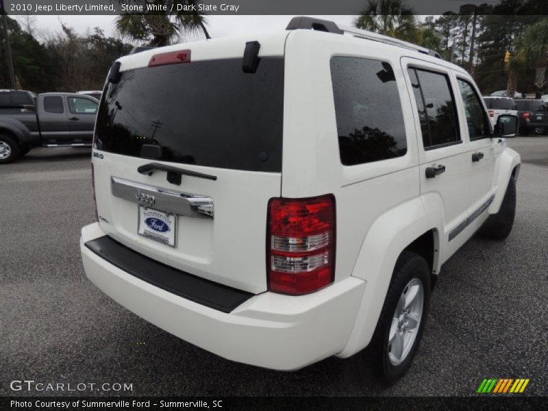Stone White / Dark Slate Gray 2010 Jeep Liberty Limited