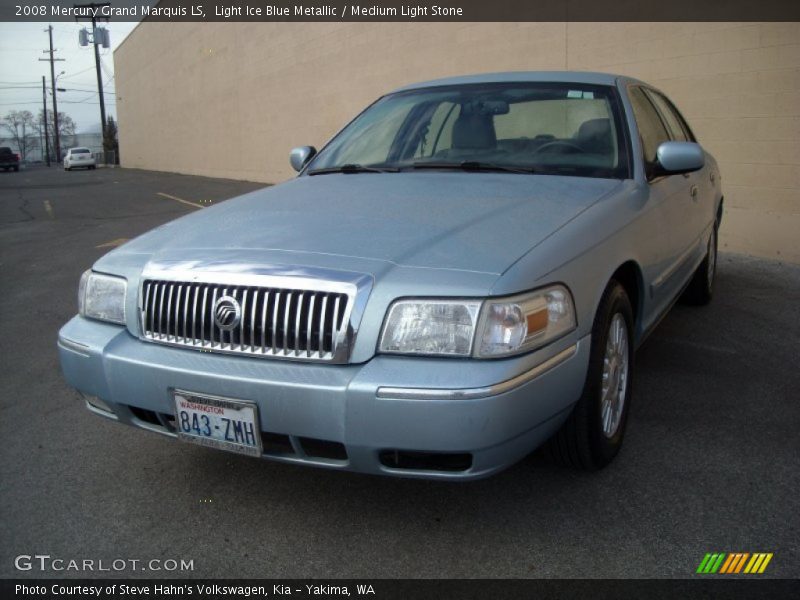 Light Ice Blue Metallic / Medium Light Stone 2008 Mercury Grand Marquis LS