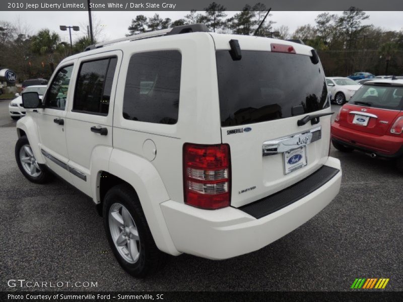 Stone White / Dark Slate Gray 2010 Jeep Liberty Limited