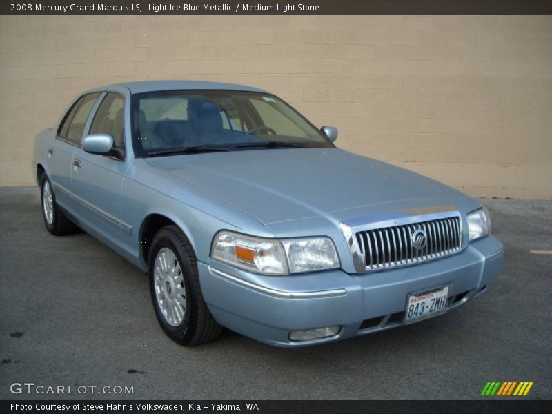 Light Ice Blue Metallic / Medium Light Stone 2008 Mercury Grand Marquis LS