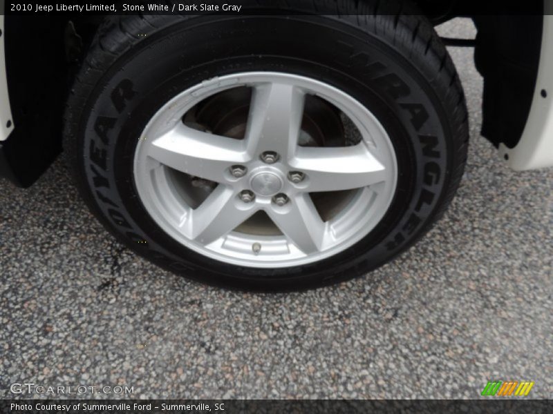 Stone White / Dark Slate Gray 2010 Jeep Liberty Limited