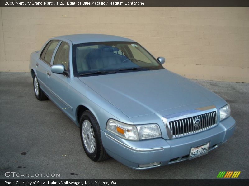 Light Ice Blue Metallic / Medium Light Stone 2008 Mercury Grand Marquis LS