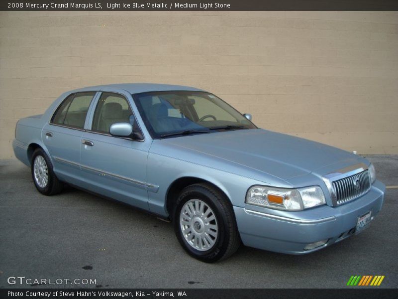 Light Ice Blue Metallic / Medium Light Stone 2008 Mercury Grand Marquis LS