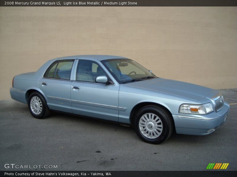Light Ice Blue Metallic / Medium Light Stone 2008 Mercury Grand Marquis LS
