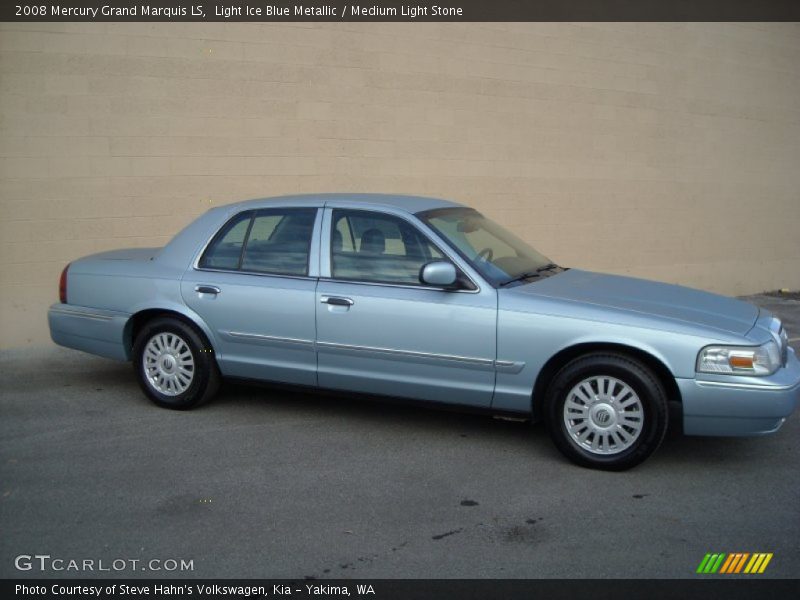 Light Ice Blue Metallic / Medium Light Stone 2008 Mercury Grand Marquis LS