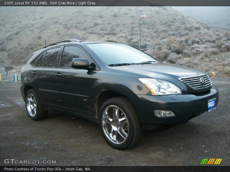 Flint Gray Mica / Light Gray 2005 Lexus RX 330 AWD