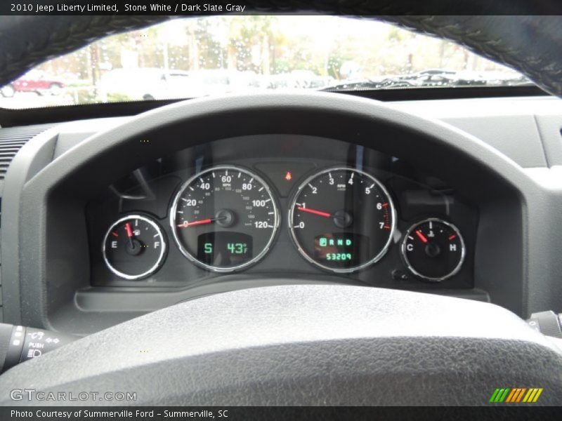 Stone White / Dark Slate Gray 2010 Jeep Liberty Limited