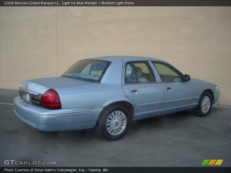 Light Ice Blue Metallic / Medium Light Stone 2008 Mercury Grand Marquis LS