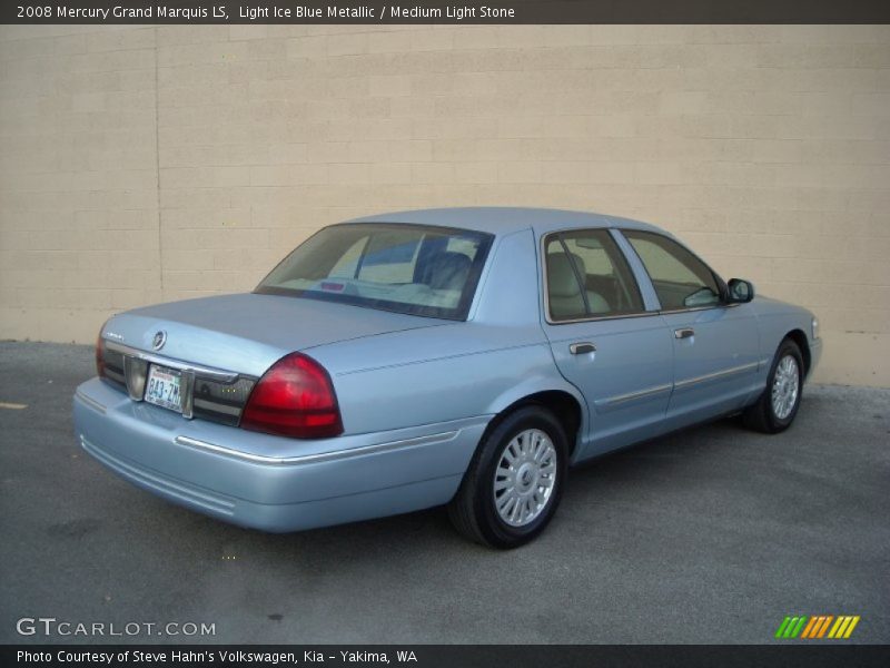 Light Ice Blue Metallic / Medium Light Stone 2008 Mercury Grand Marquis LS
