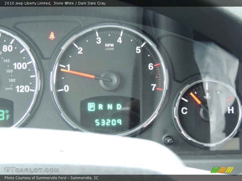 Stone White / Dark Slate Gray 2010 Jeep Liberty Limited