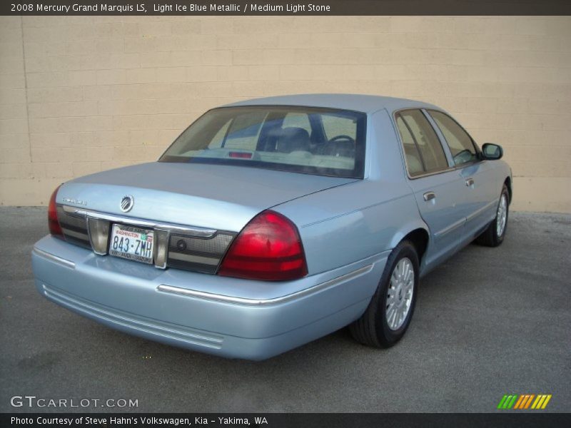 Light Ice Blue Metallic / Medium Light Stone 2008 Mercury Grand Marquis LS