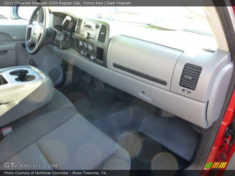Victory Red / Dark Titanium 2011 Chevrolet Silverado 1500 Regular Cab
