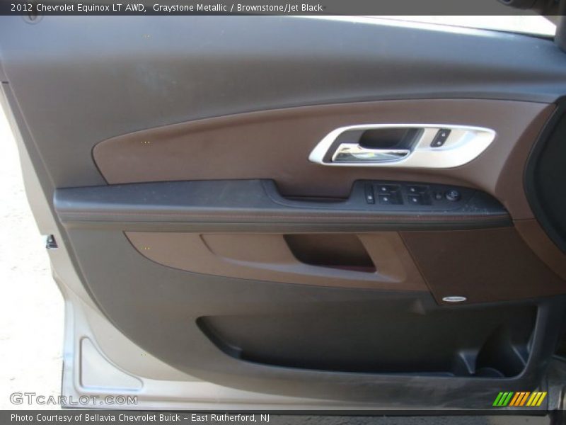 Graystone Metallic / Brownstone/Jet Black 2012 Chevrolet Equinox LT AWD
