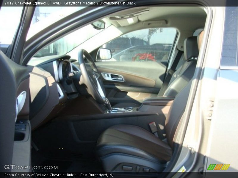 Graystone Metallic / Brownstone/Jet Black 2012 Chevrolet Equinox LT AWD