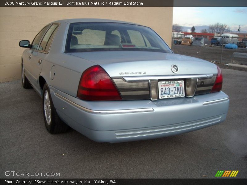 Light Ice Blue Metallic / Medium Light Stone 2008 Mercury Grand Marquis LS