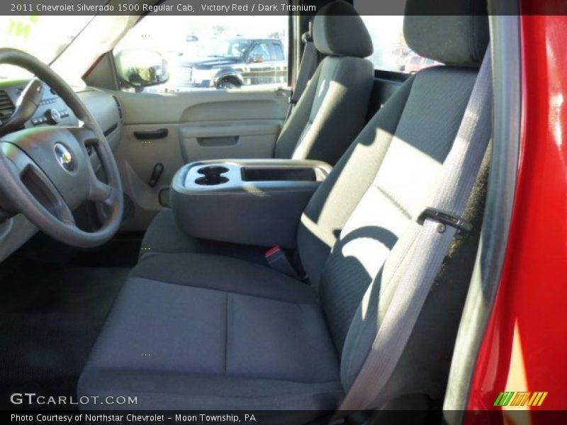Victory Red / Dark Titanium 2011 Chevrolet Silverado 1500 Regular Cab