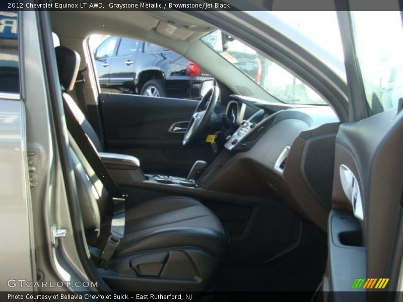 Graystone Metallic / Brownstone/Jet Black 2012 Chevrolet Equinox LT AWD