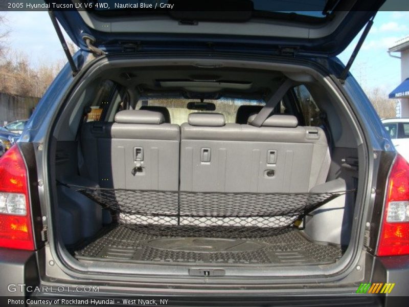 Nautical Blue / Gray 2005 Hyundai Tucson LX V6 4WD