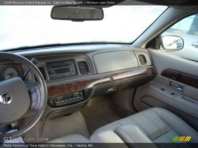 Light Ice Blue Metallic / Medium Light Stone 2008 Mercury Grand Marquis LS