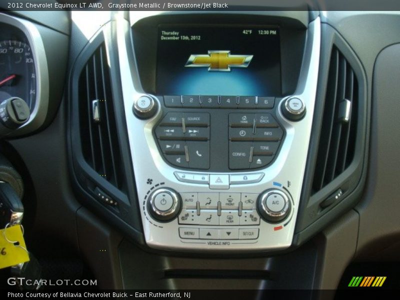 Graystone Metallic / Brownstone/Jet Black 2012 Chevrolet Equinox LT AWD