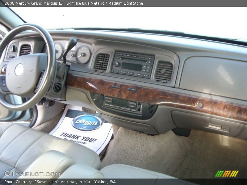 Light Ice Blue Metallic / Medium Light Stone 2008 Mercury Grand Marquis LS