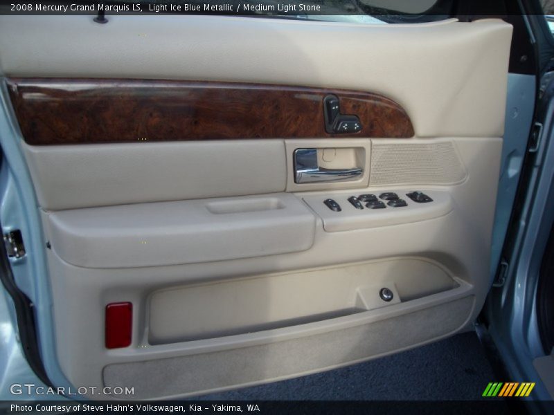 Light Ice Blue Metallic / Medium Light Stone 2008 Mercury Grand Marquis LS