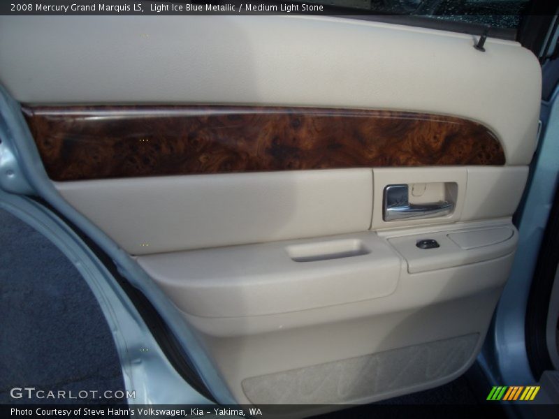 Light Ice Blue Metallic / Medium Light Stone 2008 Mercury Grand Marquis LS